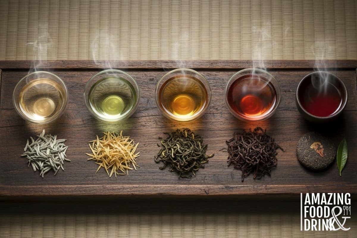 茶席与茶具摆放的静物画面，用于说明茶饮环节
